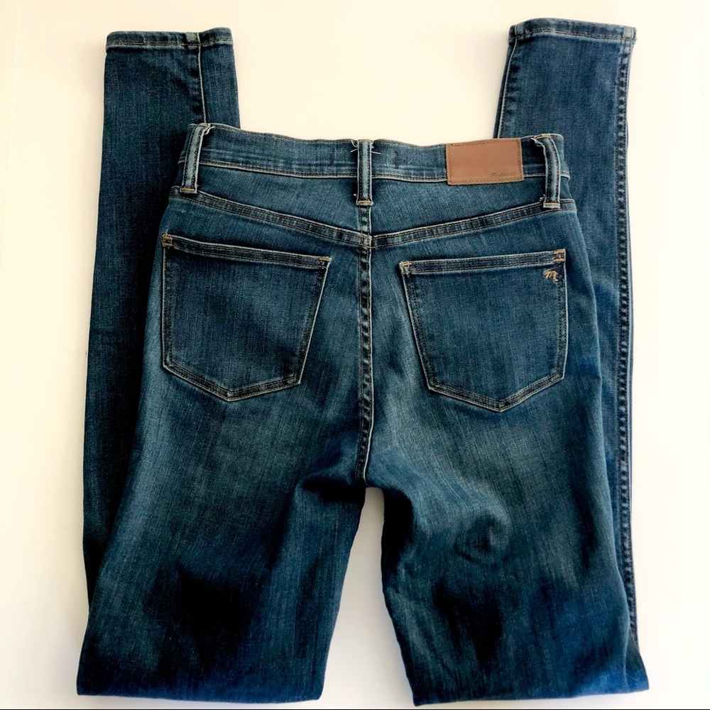 MADEWELL 10” High Rise Skinny Jean Denim Blue